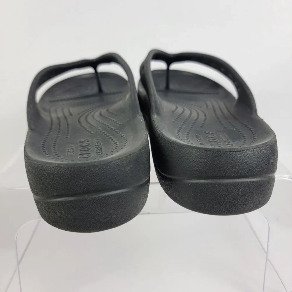 Crocs Via Collection‎ Sandals Women's 8 Flip Flop Waterproof Thong Comfort Slide